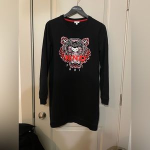 Thanksgiving SALE! Kenzo Tiger Sweatshirt Dress